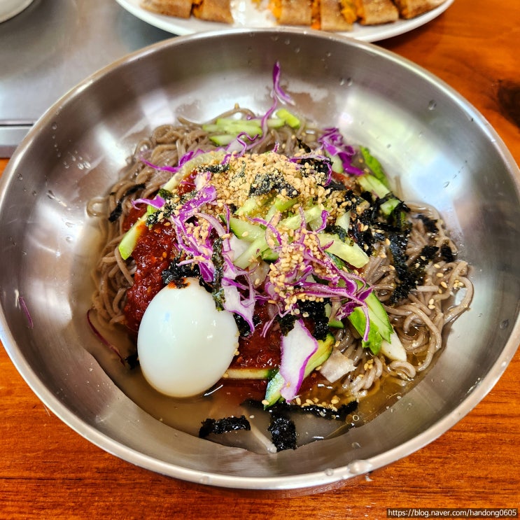  [도봉구/방학동] 은행나무 봉평메밀오리바베큐 - 방학동 막국수 맛집, 육수가 새콤하니 좋다!