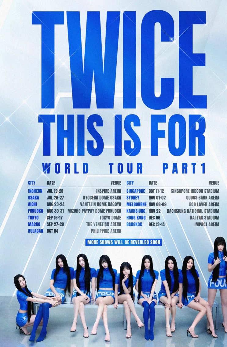<b>트와이스</b> 콘서트 6번째 <b>월드투어</b> Twice This Is For