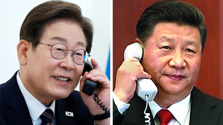 <b>이재명</b>-<b>시진핑 첫 통화</b>…中 지도부, 한국 대통령에... 