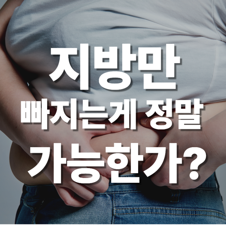  정자역 다이어트 한의원 지방만 빠지는게 정말 가능한가?