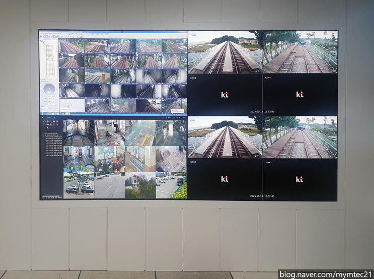  CCTV 상황실 멀티비전(비디오월) 설치