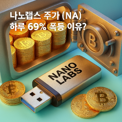  나노랩스 주가 (NA 주식) 하루 69% 폭등 이유?