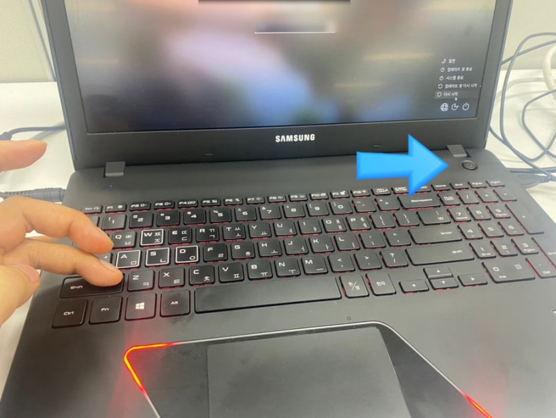 MSI 노트북 안켜질때 해결방법 강제 종료 및 초기화 방법 알려드림