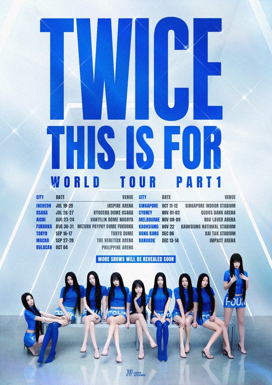  트와이스(TWICE), 7월부터 월드투어 'TWICE THIS IS FOR' WORLD TOUR' 개최 / K-팝 월드투어 패키지도 관광상품으로 나온다 - NOL 티켓의 실험