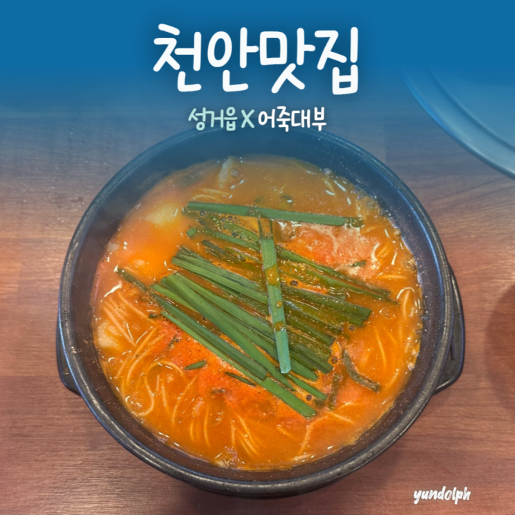  [천안맛집] 성거읍 단국대학교 병원 어죽 맛집 ‘어죽대부’