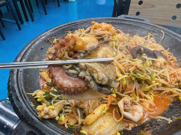  여수에서의 특별한 경험, 도시어부 돌문어삼합 맛집!