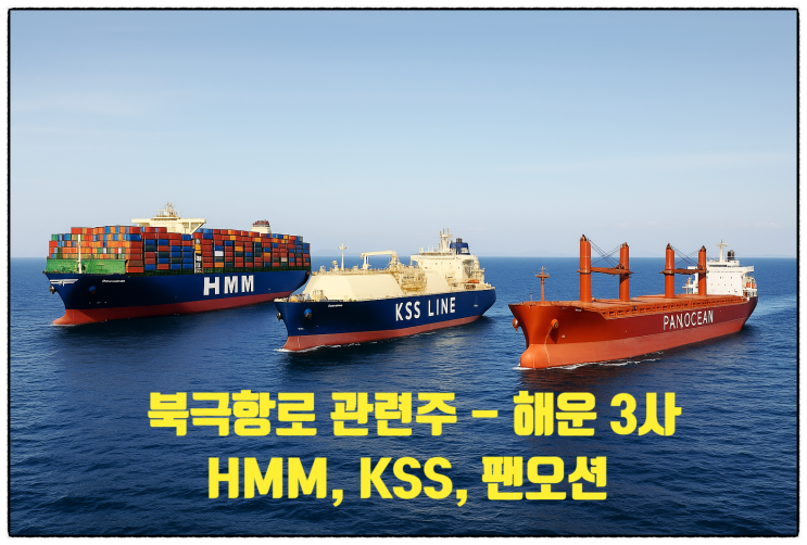  북극항로 관련주 해운주 3사 분석 - 수혜주 시나리오로 보는 투자 전략(1부 1/3편)