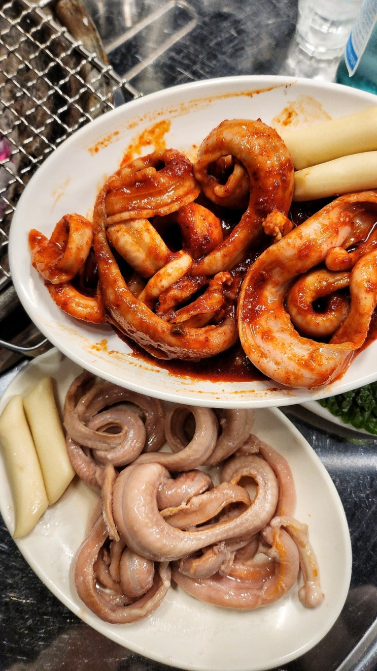 구디회식 맛집 청춘숯불꼼장어 소주 할인해줘요