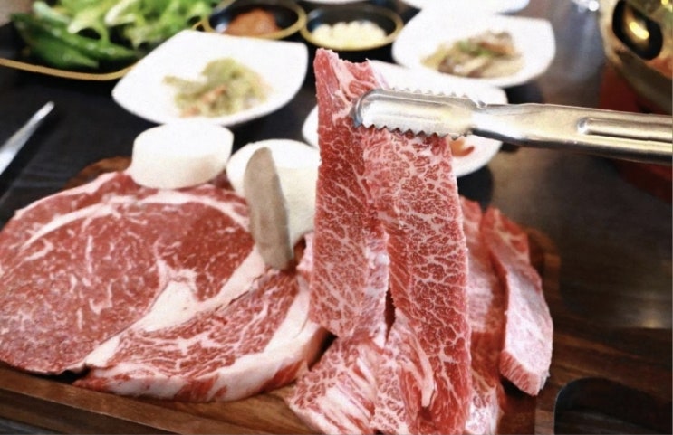  울산 북구 고깃집 촌당 살치살+등심+갈비살 숯불 향에 정신 놓고 왔어요!