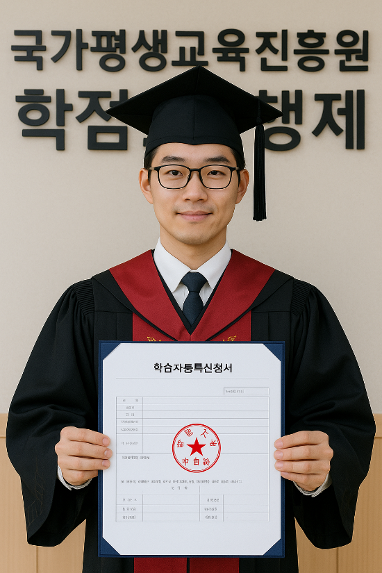  학점은행제 학습자 등록 중국대학교 졸업증 공증