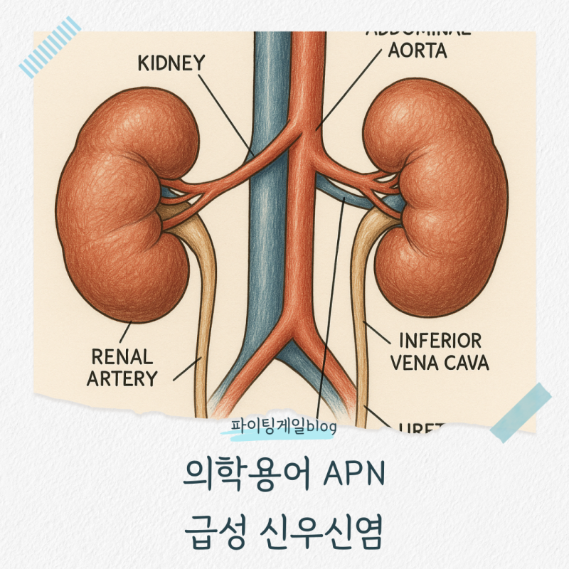 의학용어 APN, 급성 신우신염 정의, 증상, 간호사가 알아야 할 포인트
