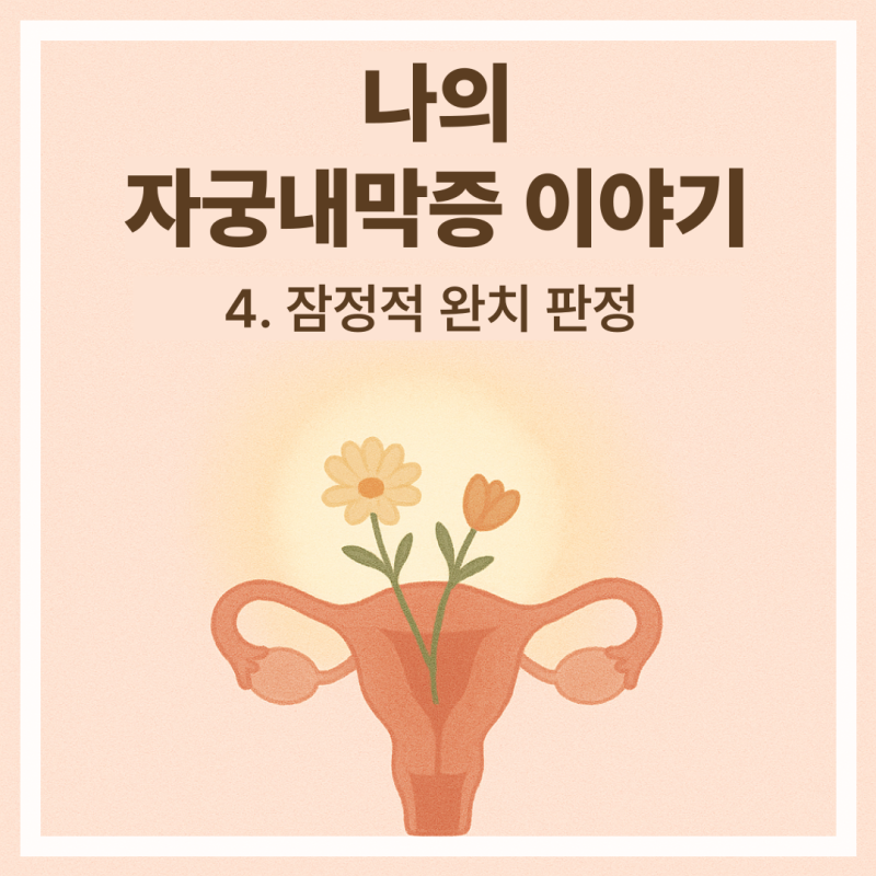 2021년부터 2024년까지, 나의 자궁내막증 이야기-4. 잠정적 완치 판정