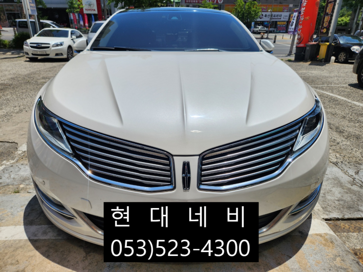  링컨MKZ 네비게이션 작동불량 화면줄불량 수