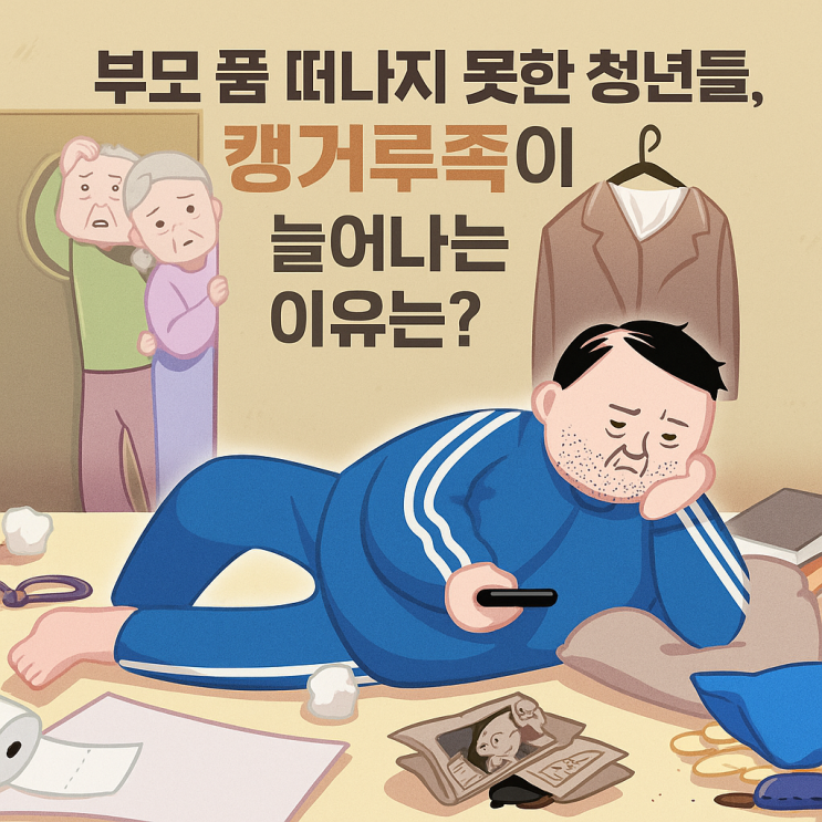  부모 품 떠나지 못하는 청년들, 캥거루족이 늘어나는 이유는?