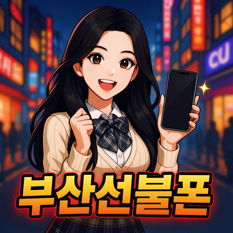  부산선불폰 신불자 개통 방법 정리