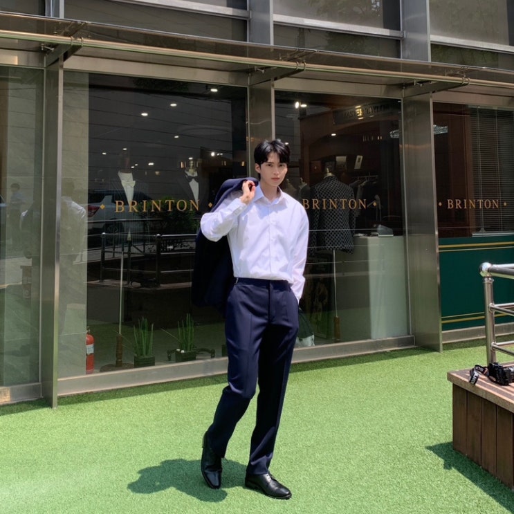  여름 캐주얼 정장 맞춤 전문샵 브링턴 시원한 원단 착용 후기
