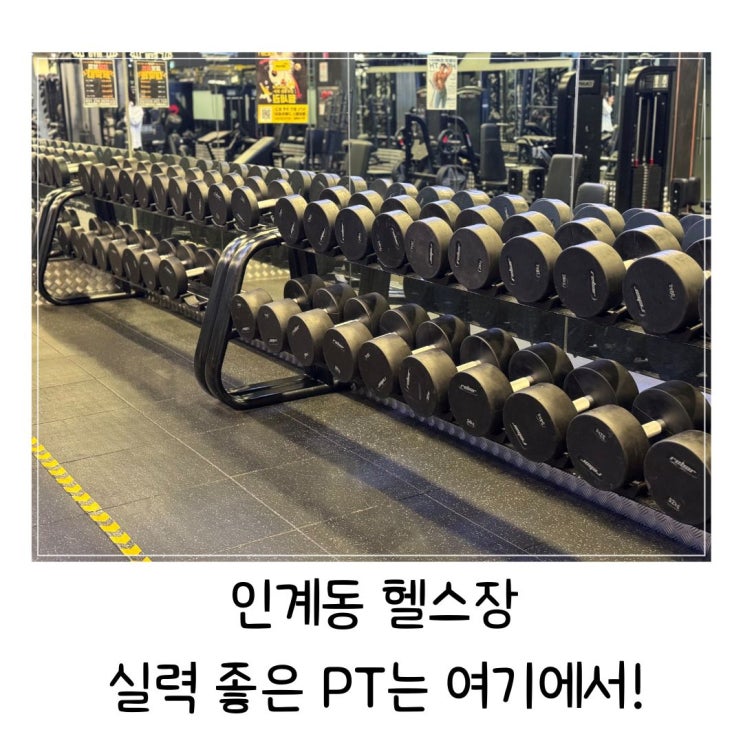  인계동 헬스장 실력 좋은 PT는 여기에서!