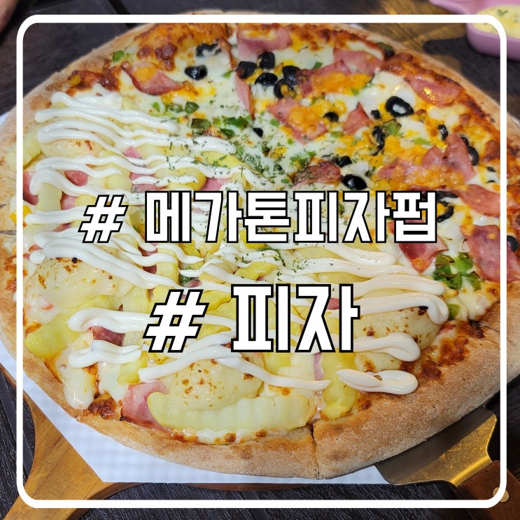  배곧 애견동반 가능 맛집 치즈가 듬뿍 들어간 피자 메가톤피자펍