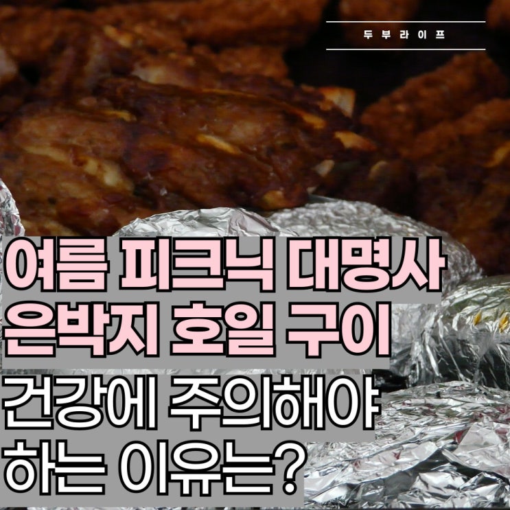  여름 피크닉 대명사 은박지 호일 구이, 건강에 주의해야 하는 이유는?