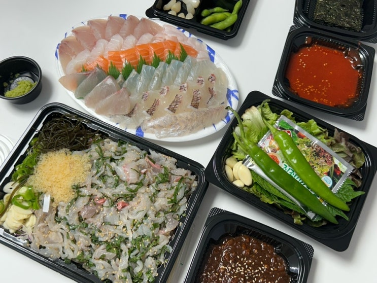 속초회포장맛집! 속초중앙시장 속초회수산마켙