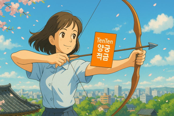   양궁이 금융을 쏘다!... 광주은행, 'TenTen양궁적금' 한시 판매 시작