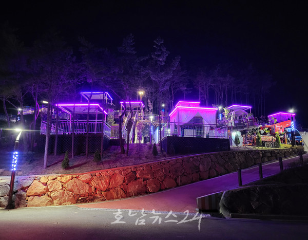  구봉산 등지고 광양만 바라보는 오션-뷰..‘구봉산 숲속야영장’ 별빛 체류형 관광명소 예감