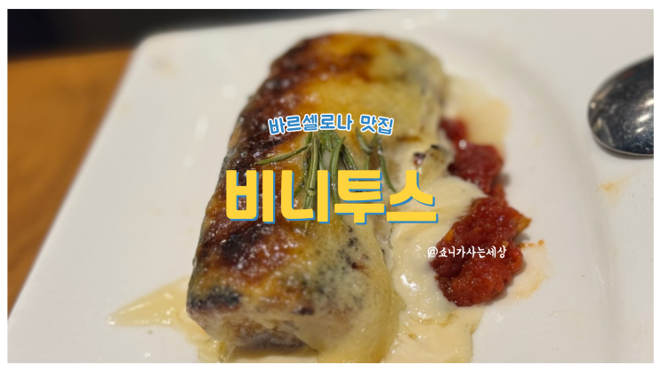 바르셀로나 맛집 필수 코스인 비니투스