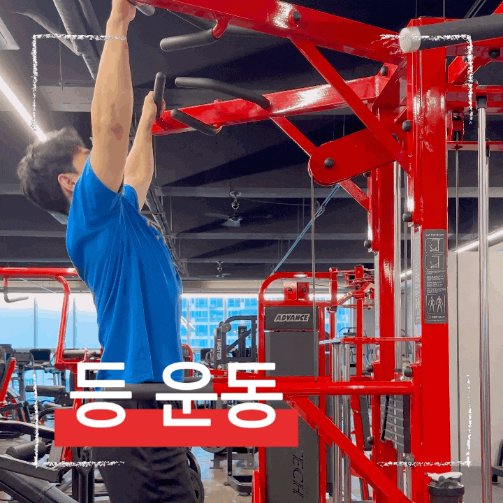  스탭박스, 밴드, 반동으로 초보도 가능한 등운동 풀업 턱걸이 방법