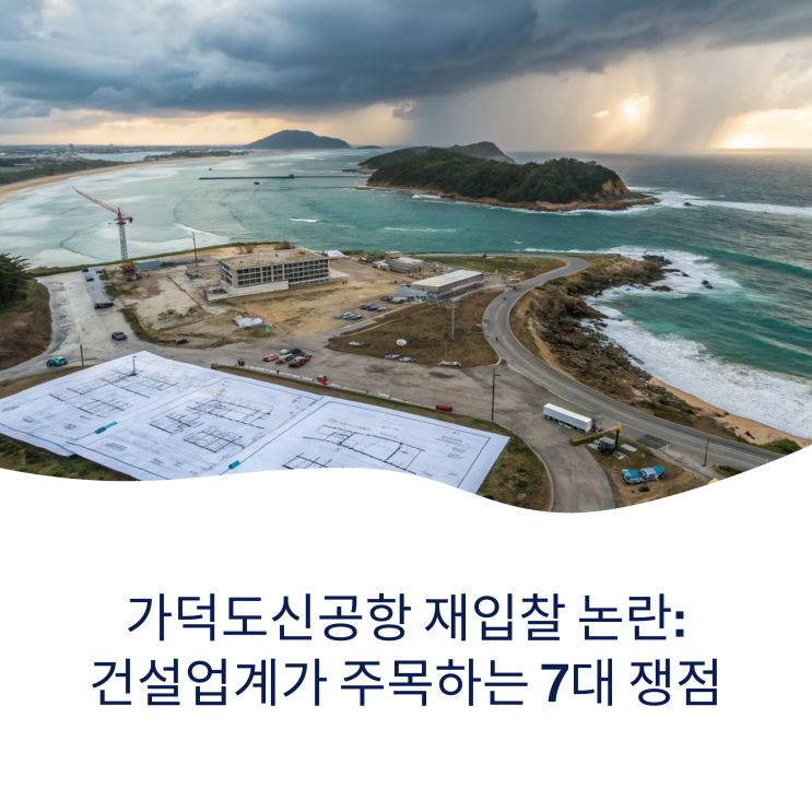 <b>가덕도신공항 재입찰</b> 논란: 건설업계의 회의론과 전망
