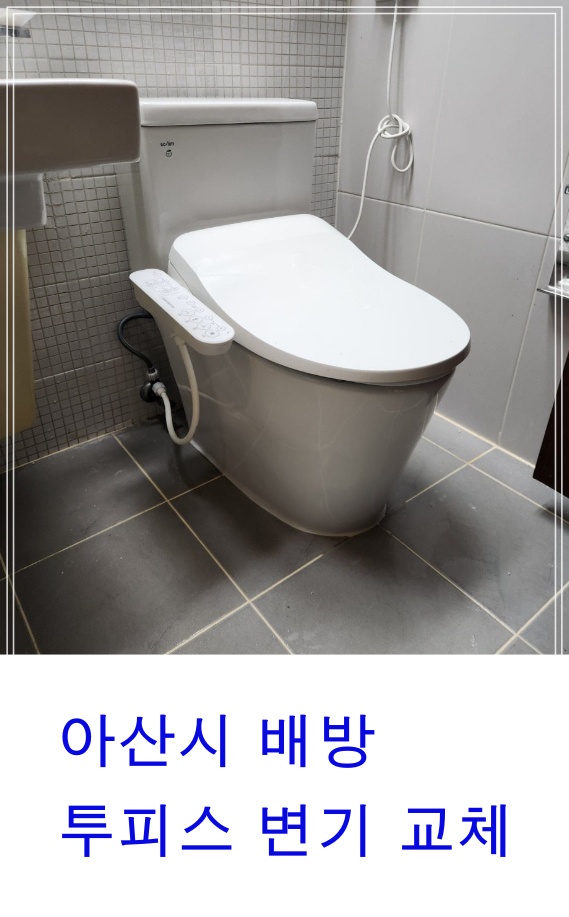 아산 변기 교체는 가야수도설비가 잘합니다 - 배방 포레스트힐 아파트 변기교체시공현장소개