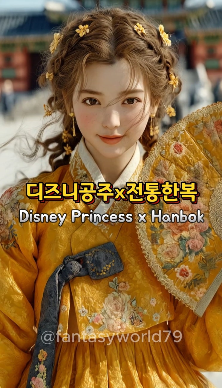 <Ai영상-Fantasyworld79> 디즈니공주 x 전통한복 Disney Princess x Hanbok <Ai영상-Fantasyworld79> 디즈니공주 x 전통한복 Disney Princess x Hanbok