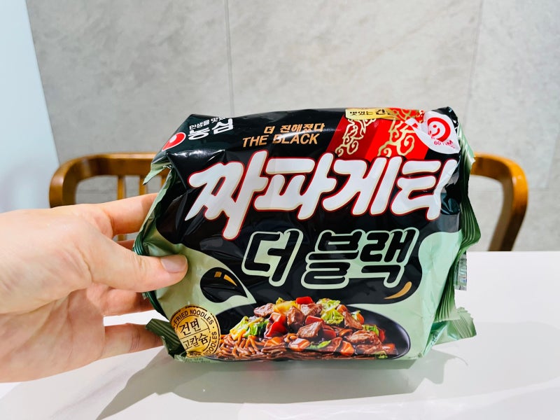 짜파게티 더블랙 차이 비교 칼로리 영양성분 가격 맛 후기
