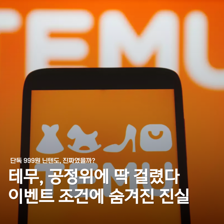  테무... 대체 얼마나 속인 거야? 공정위도 참지 않았다