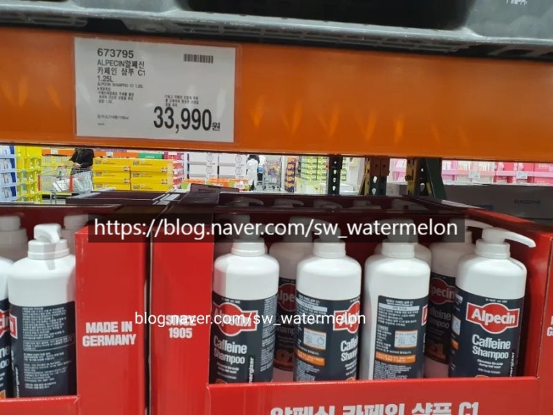 코스트코 ALPECIN 알페신 카페인 샴푸 C1 사용후기