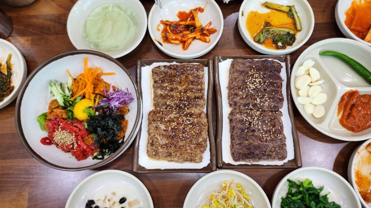  [가시 Food실록] 광주 송정역 근처 떡갈비 원조 송정 떡갈비(한우, 오리떡갈비, 육회비빔밥, 가격, 웨이팅)