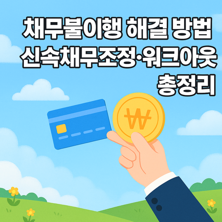  채무불이행 해결 방법, 신속채무조정·워크아웃 총정리