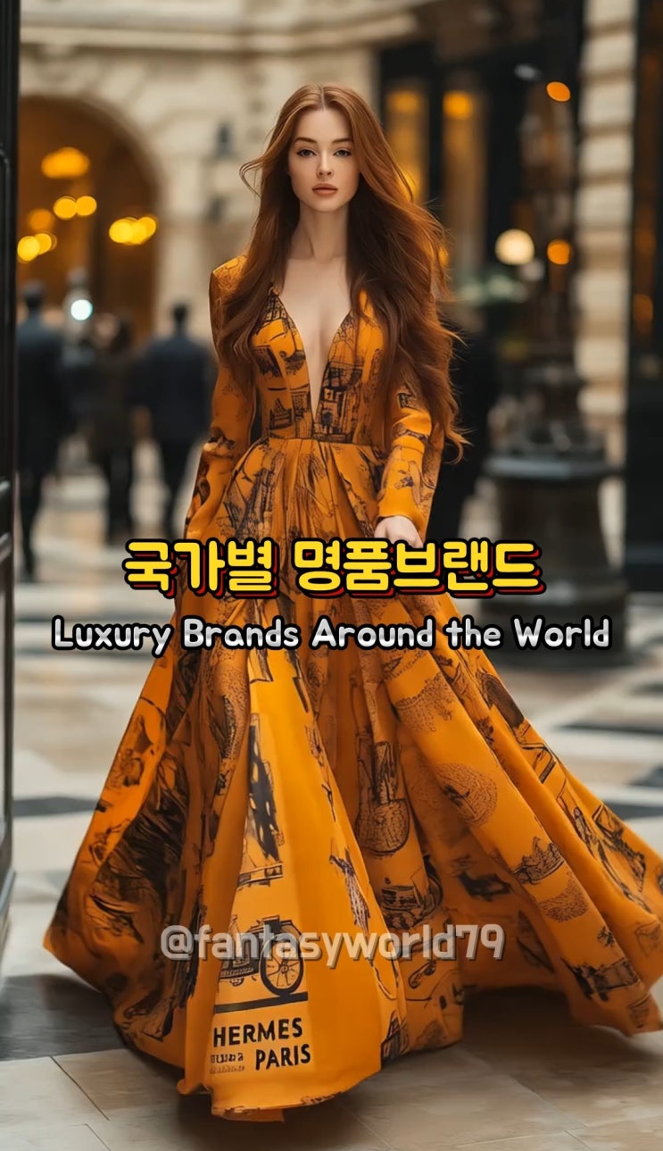 <Ai영상-Fantasyworld79> 국가별 명품브랜드 Top Luxury Brands Around the World <Ai영상-Fantasyworld79> 국가별 명품브랜드 Top Luxury Brands Around the World