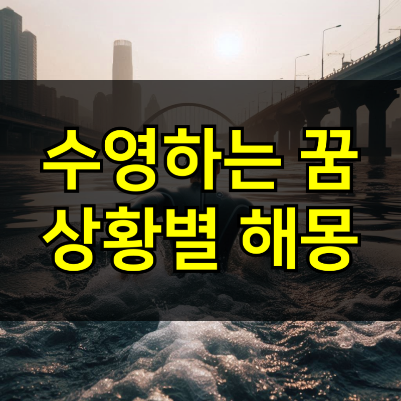 수영꿈이 주는 의미 수영장에서 바다에서 수영하는꿈 해몽