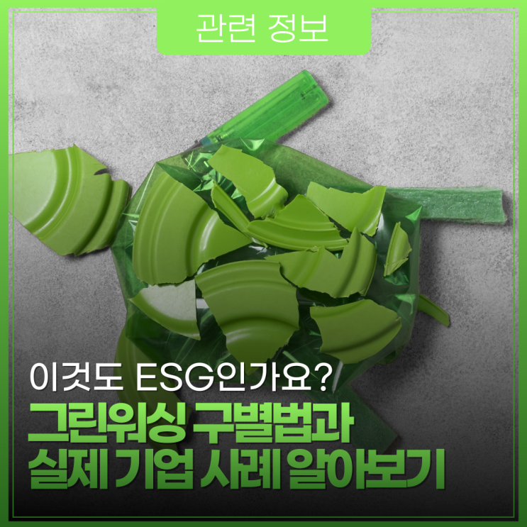 그린워싱 기업 사례와 해결방안, Greenwashing 주의보! 진짜 친환경 기업은 어디일까?
