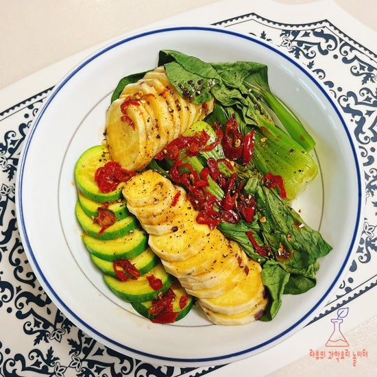 10분요리 전자렌지 야채찜 전자레인지 다이어트 요리
