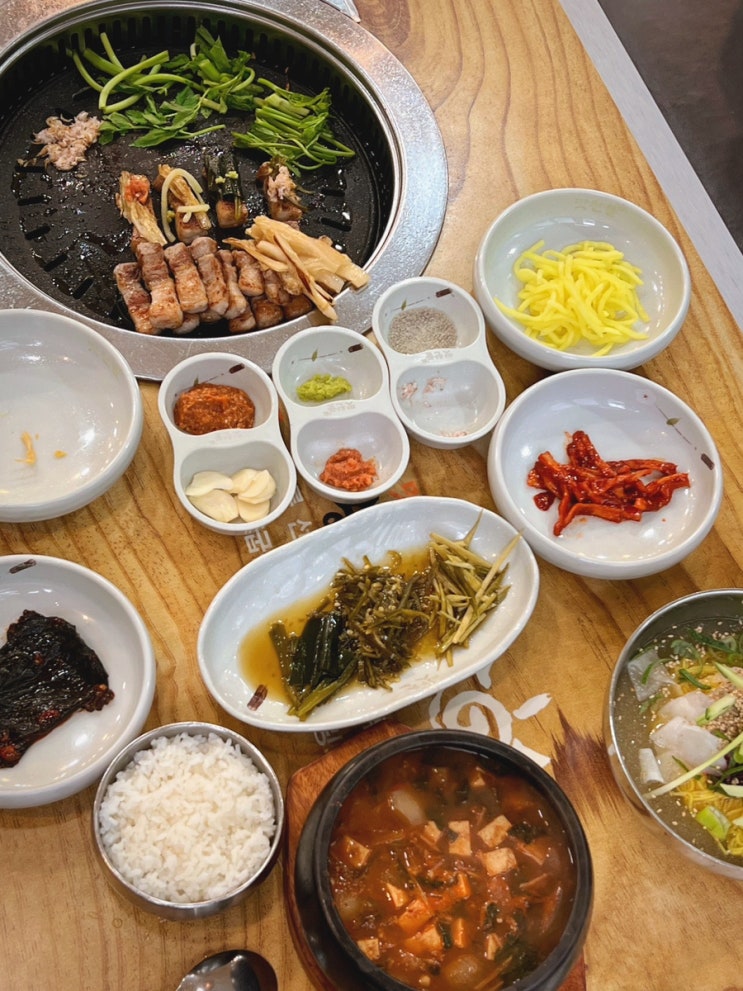  구워주는 위례고기집 맛집, 위례광장에 있는 맛찬들왕소금구이
