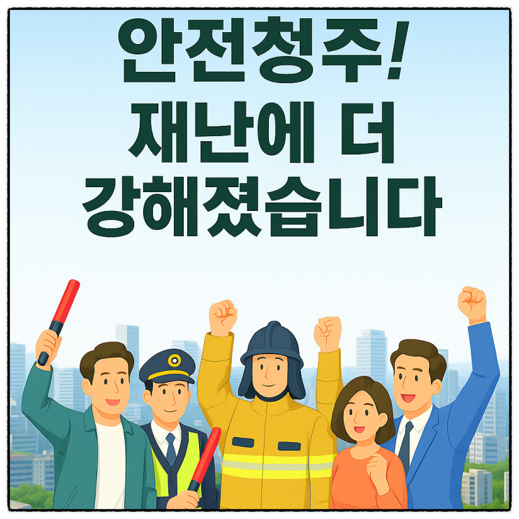 시민이  안심하는 안전 도시를 향한 청주시의 재난대책... 