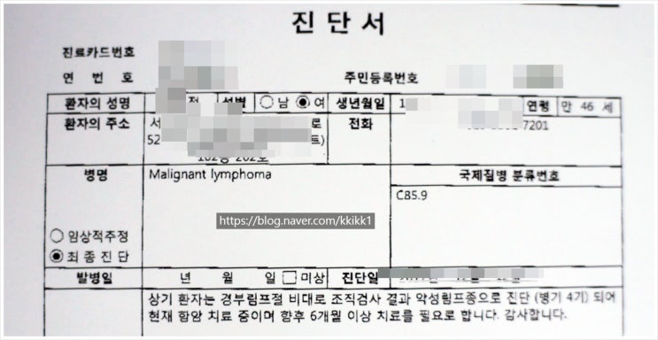 보험 알릴의무위반 림프절암으로 청구하니 암진단비 거절하려는데..