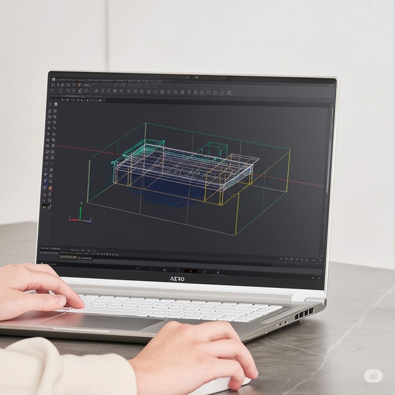 캐드 노트북 추천, 업그레이드 가능한 RTX 4070 탑재 기가바이트 AERO 16 BSF