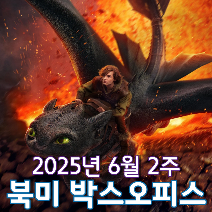 [6월 2주 북미 박스오피스] 실사 리메이크로 돌아온 환상의 콤비 히컵과 투슬리스
