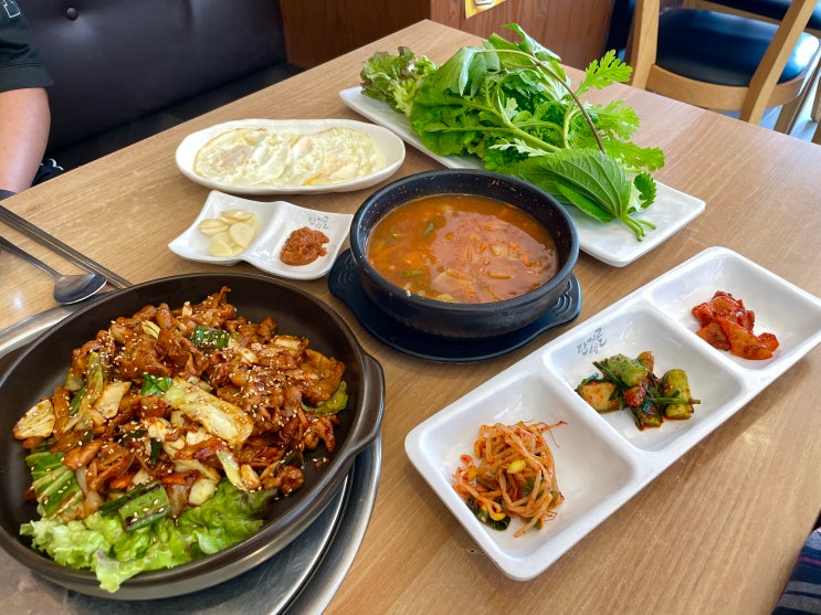  김포 구래동 제육 맛집 <단지골> 집밥 느낌 가득한 점심
