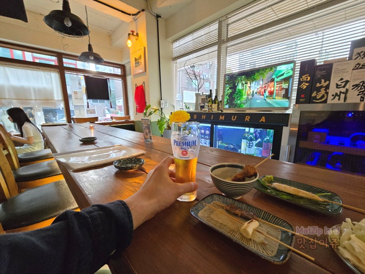  합정 혼술하기 좋은 이자카야, 쿠시무라 오마카세 1인셋트 후기