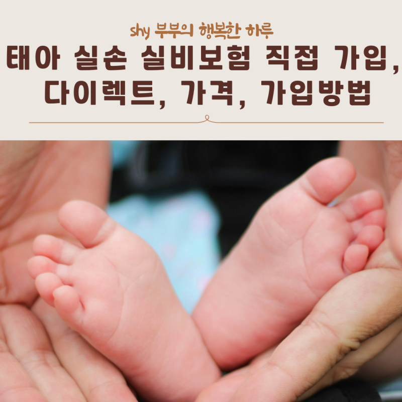 태아 실손 실비보험 직접 개별가입한 후기, 다이렉트, 가격, 가입방법
