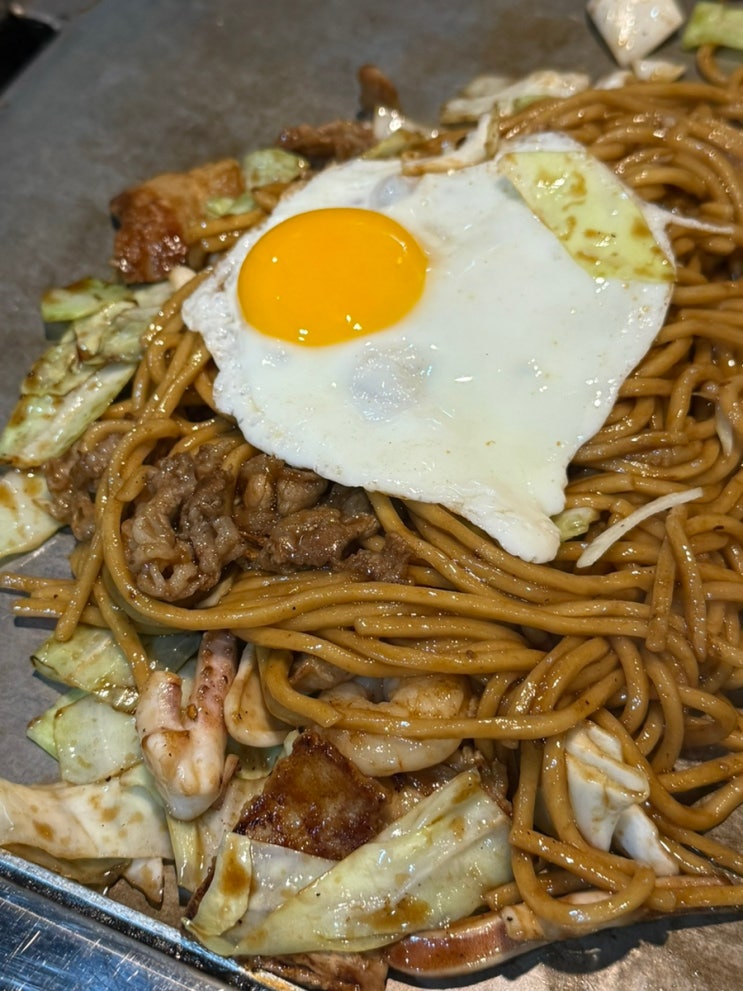  명동 맛집 츠루하시 후게츠 오코노미야끼, 야끼소바!