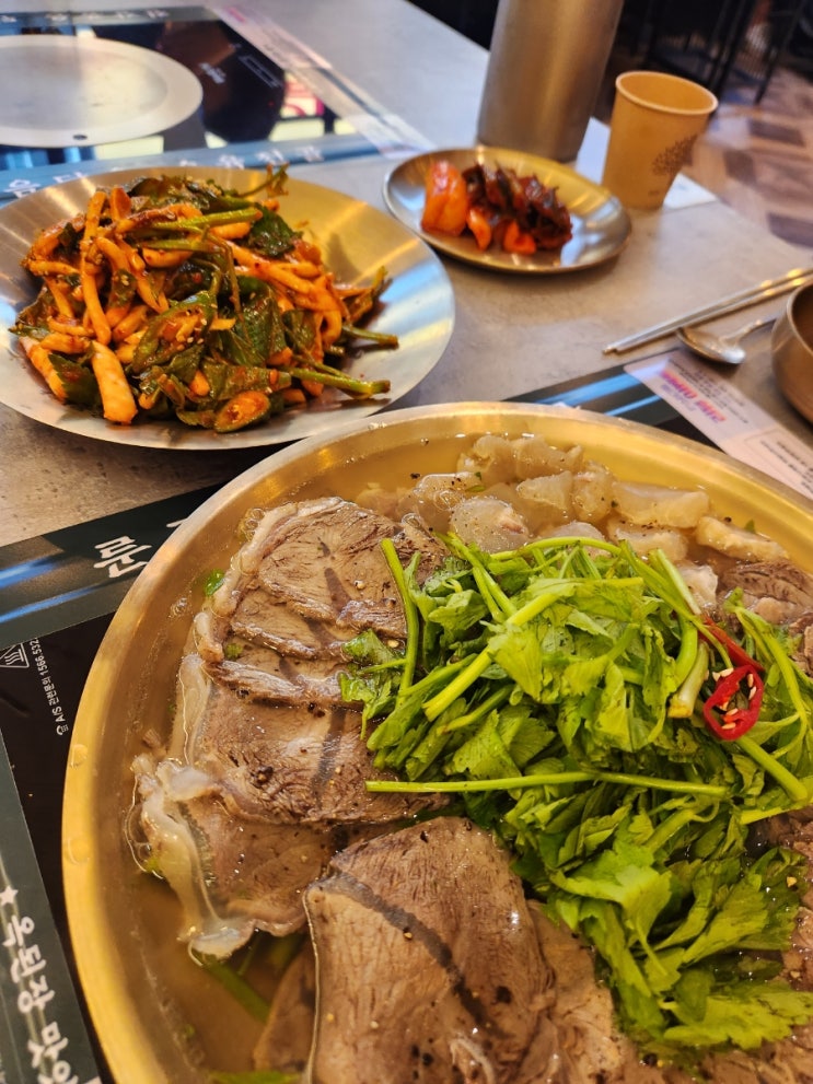  옥된장 문래역점) 문래근공원, 문래동 꽃밭정원 맛집에서 건강한 한끼